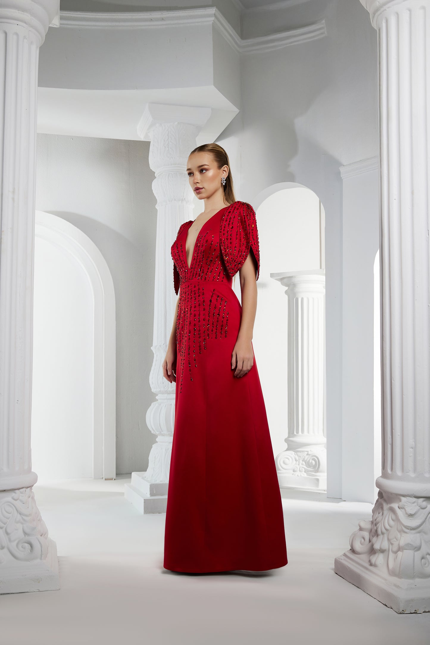 Red Evening Gown