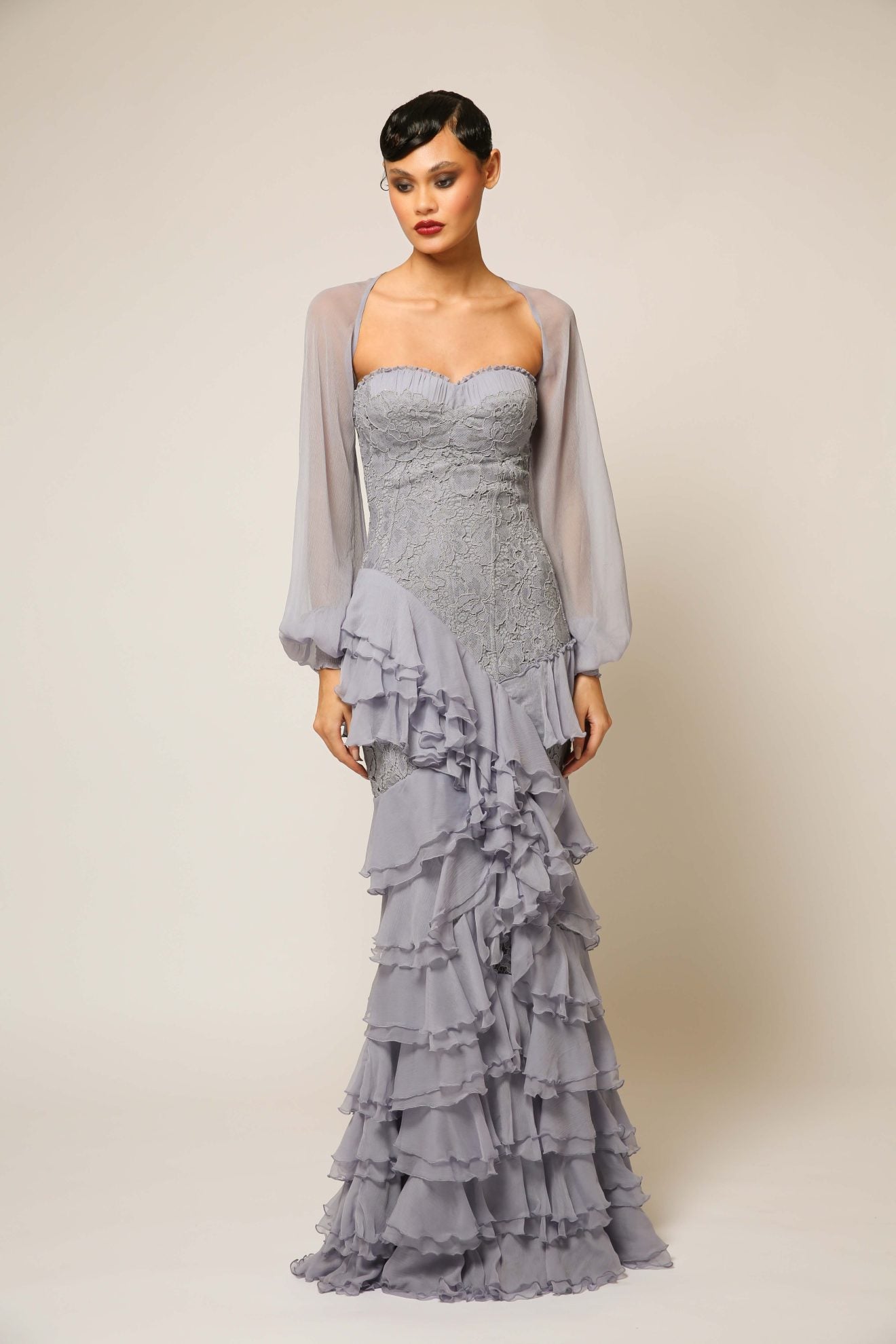 Romantic Purple Gown