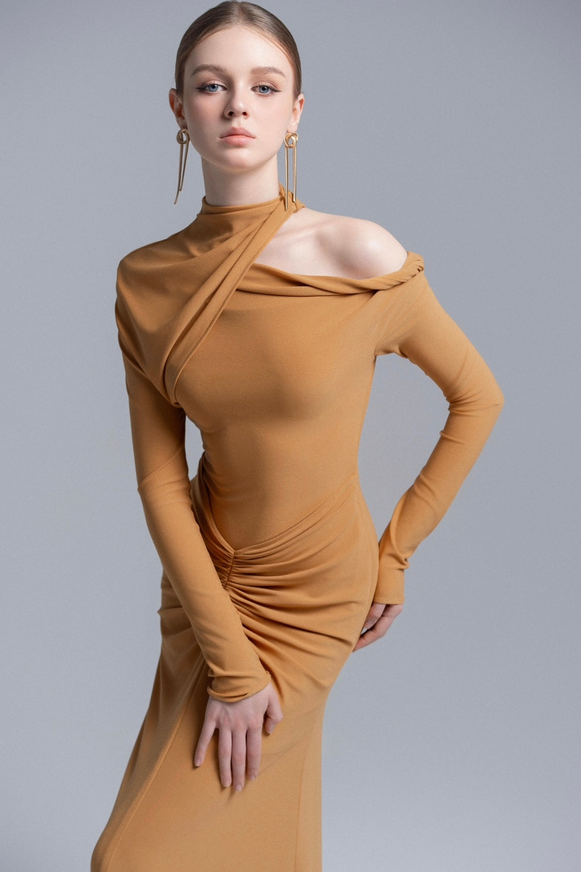 Honeyed Elegance Gown