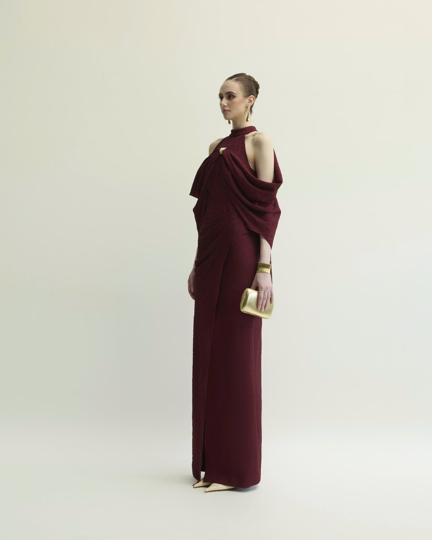The Draped Elegance Gown