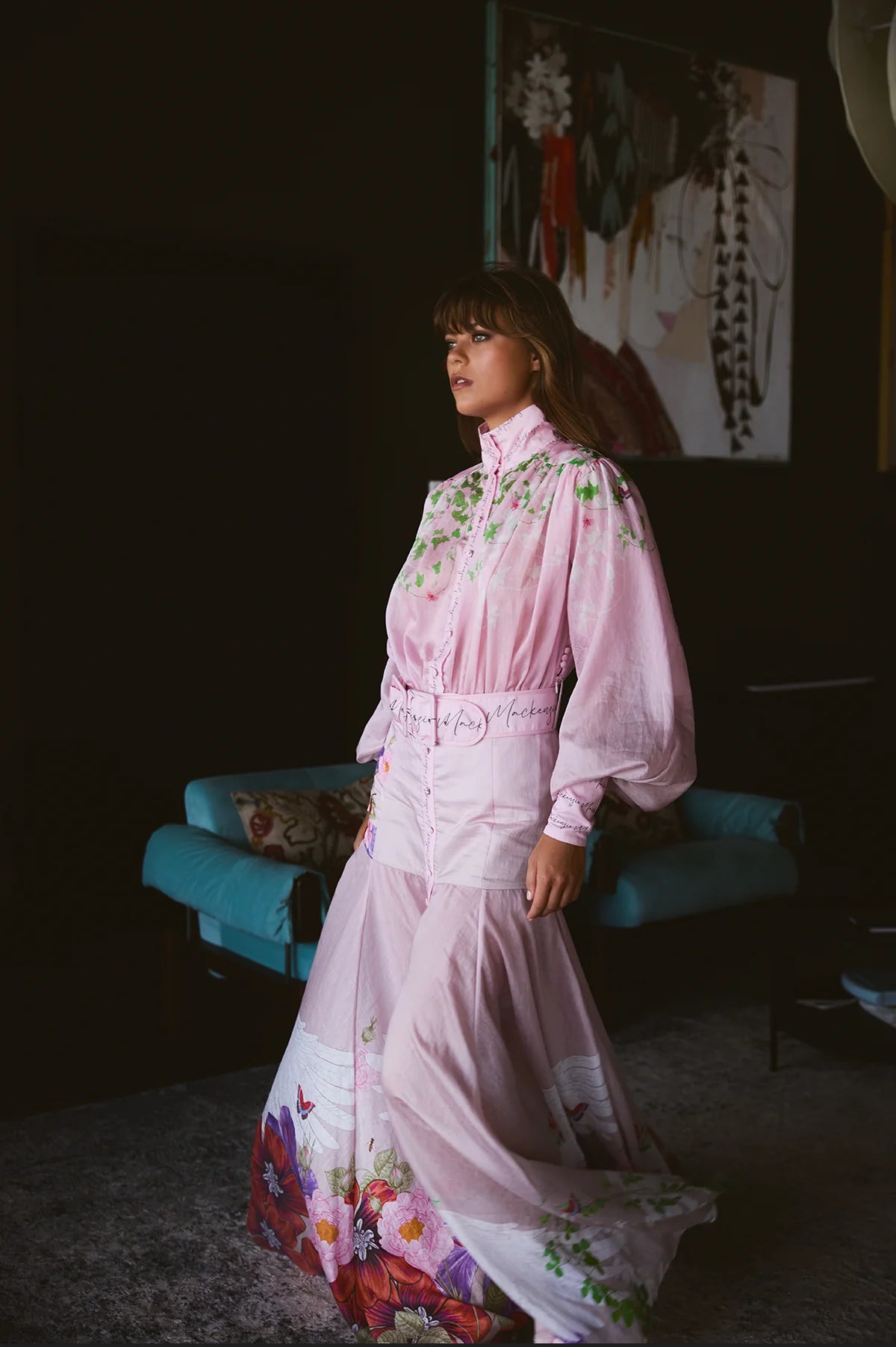 WINGS & VINES MAXI DRESS