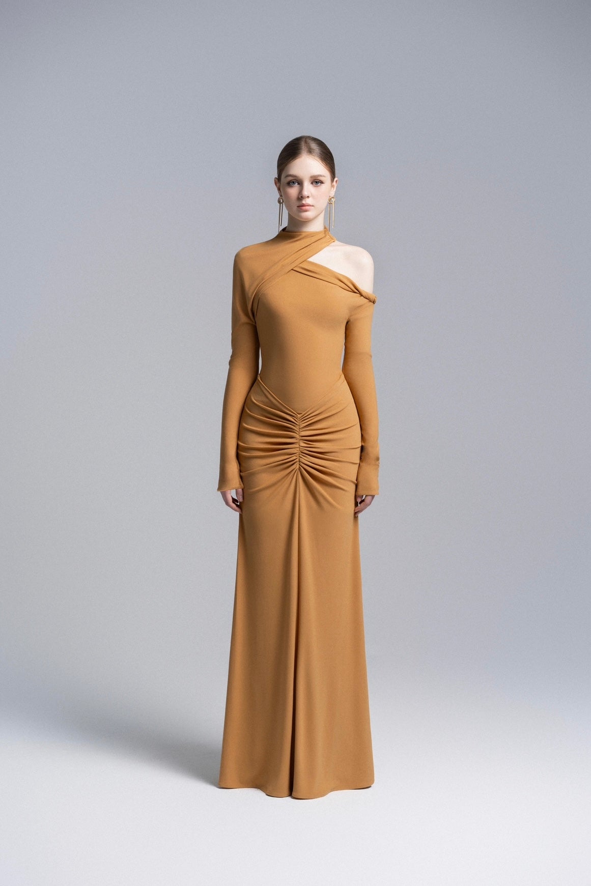 Honeyed Elegance Gown