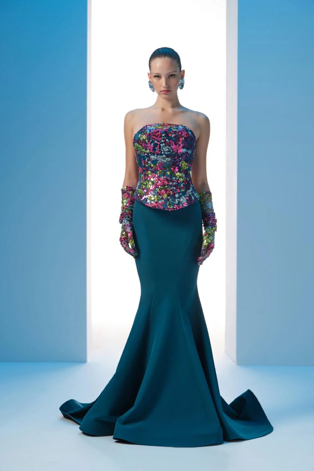 Strapless Mermaid Gown