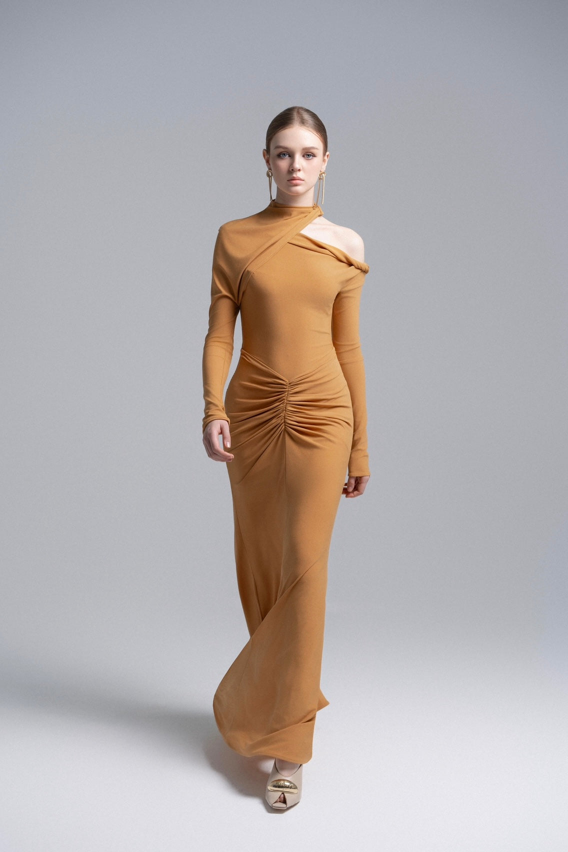 Honeyed Elegance Gown