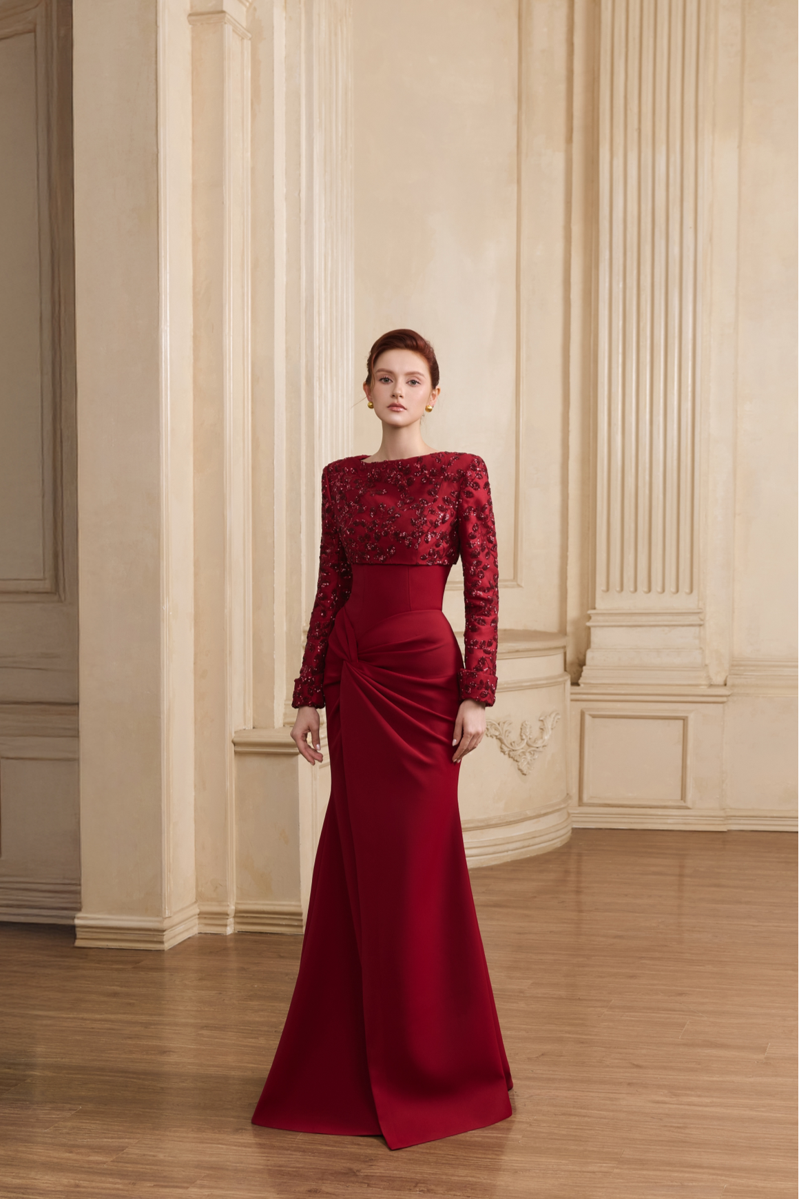 The Scarlet Majesty Gown