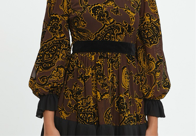 فستان بيزلي فخم