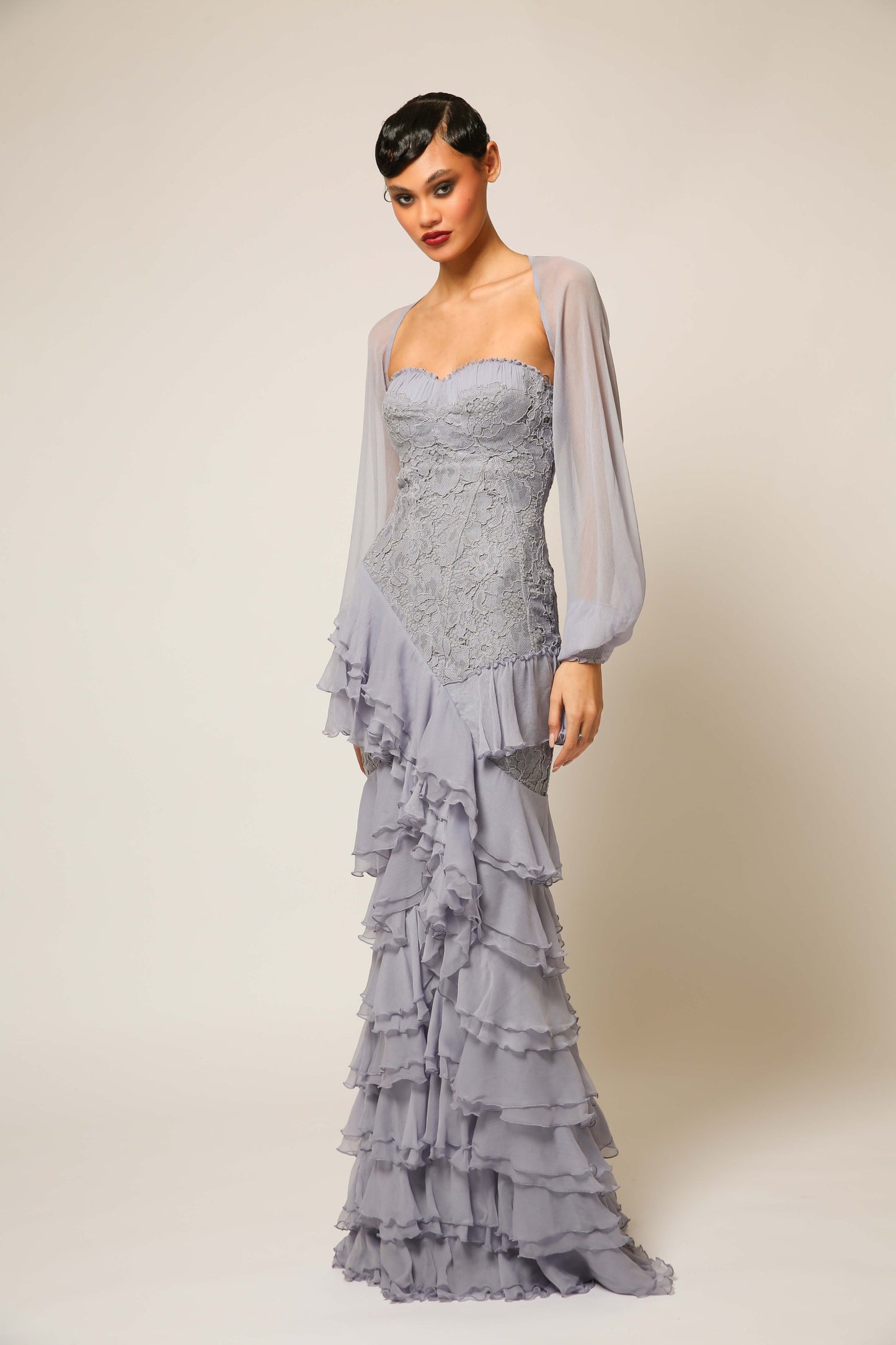 Romantic Purple Gown