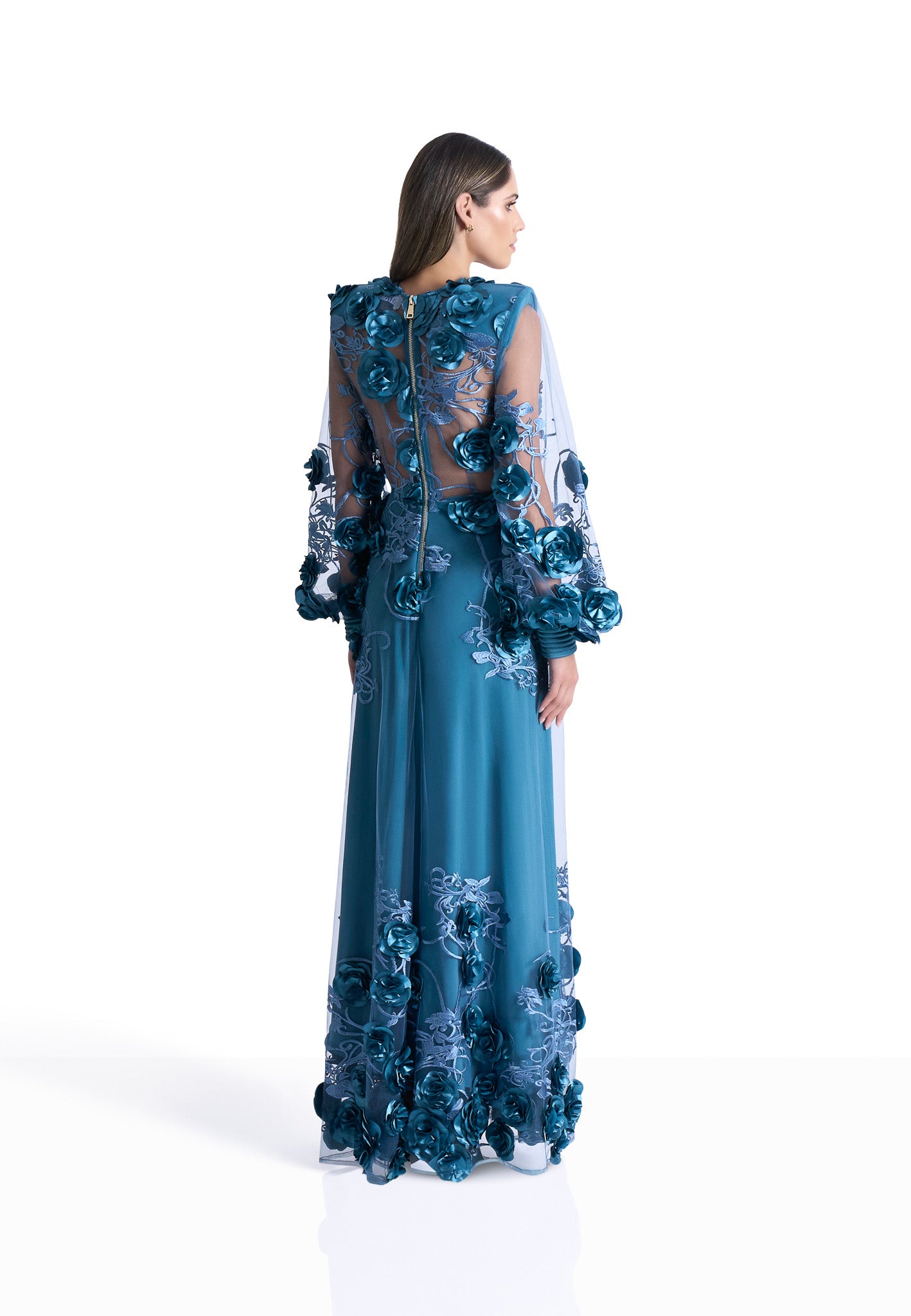 Midnight Rose Elegance Gown