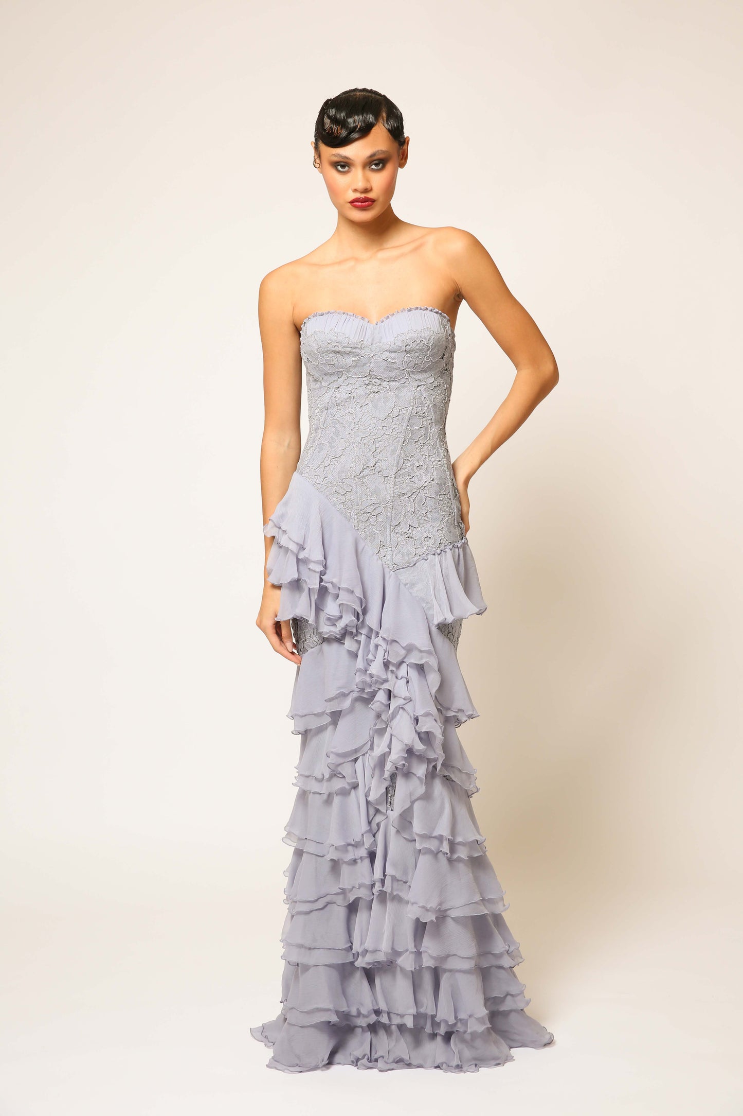 Romantic Purple Gown