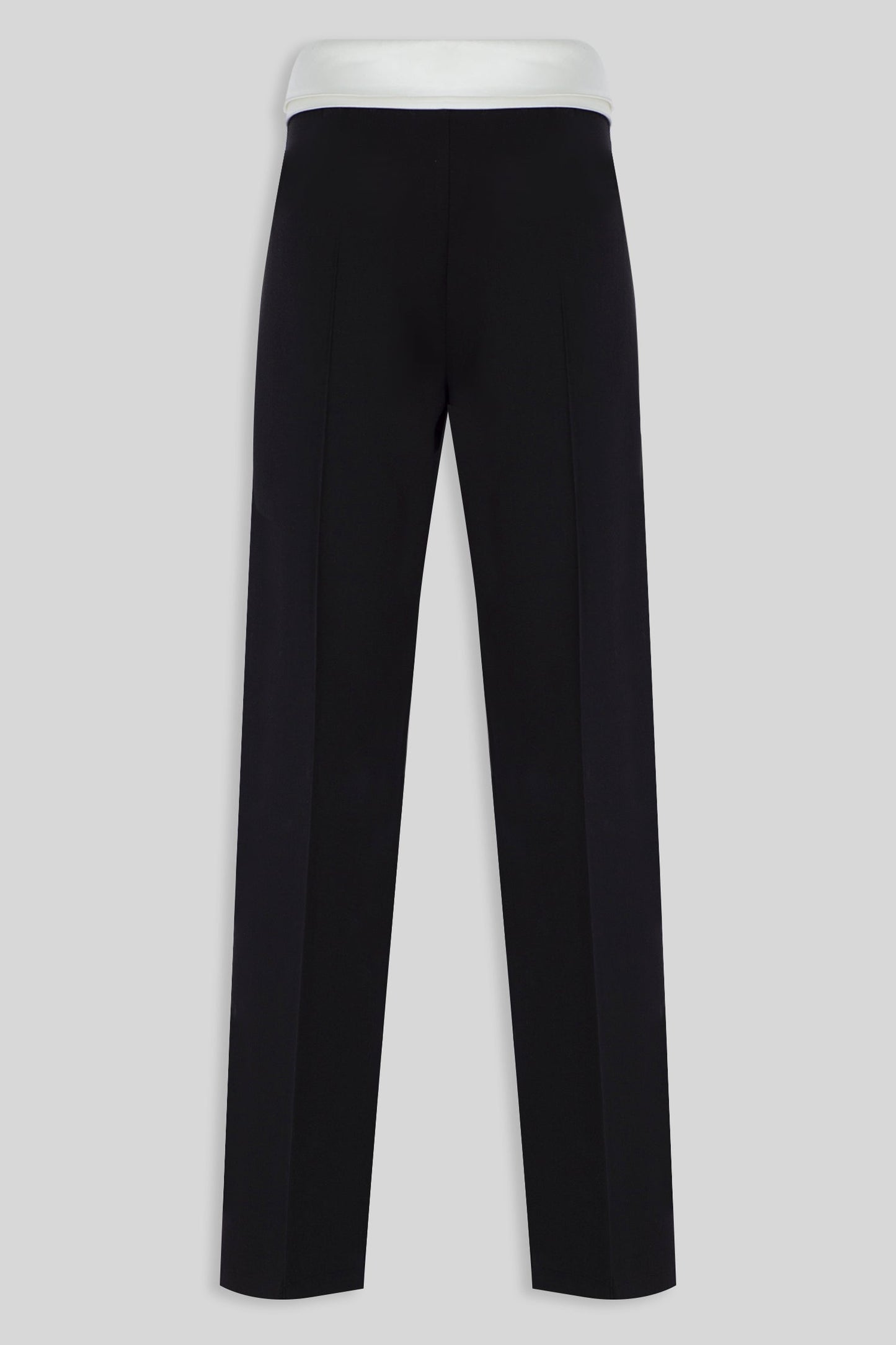 Her White Collar Pants