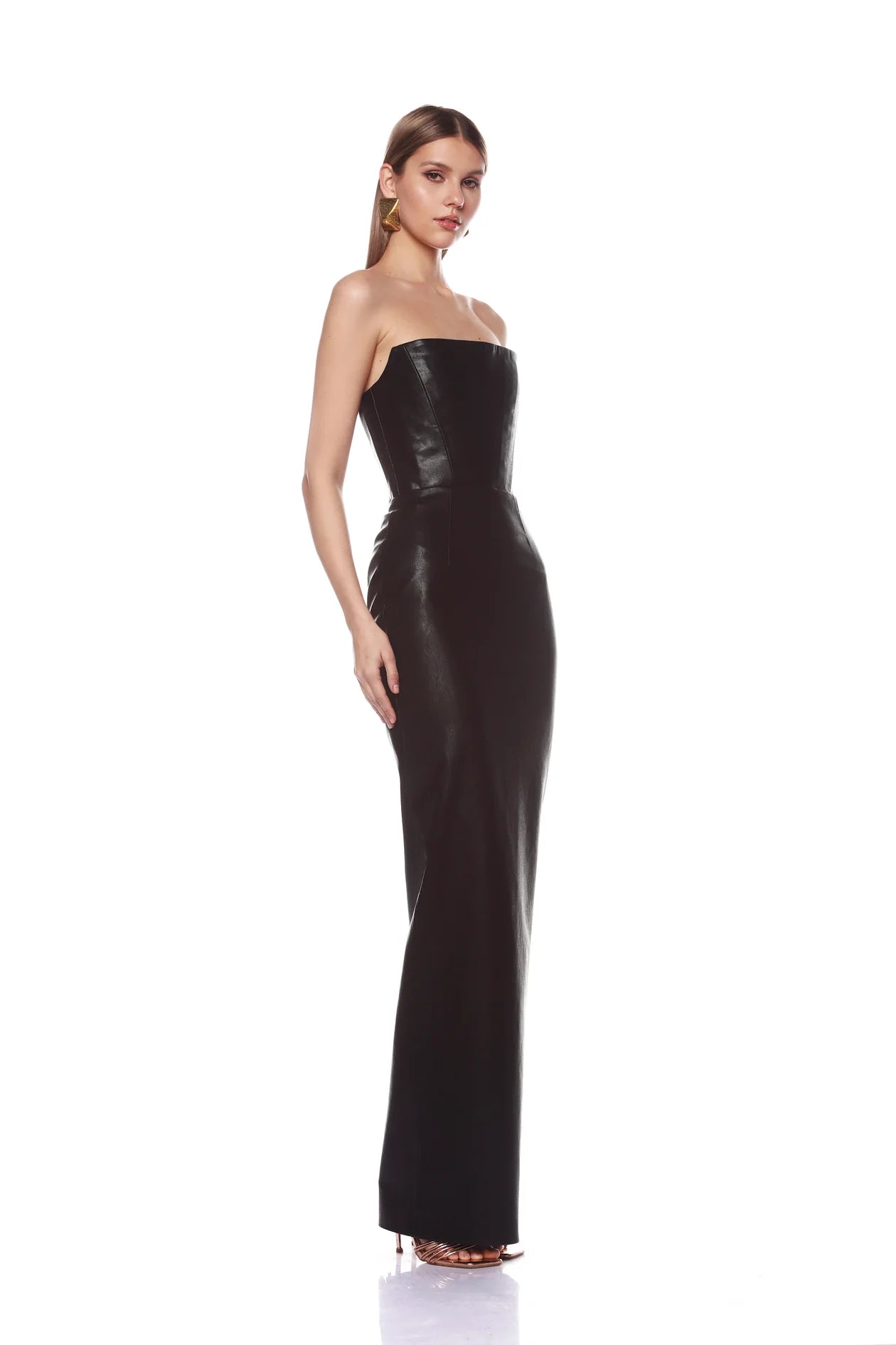 FLORENTINA FAUX VELVETGOWN