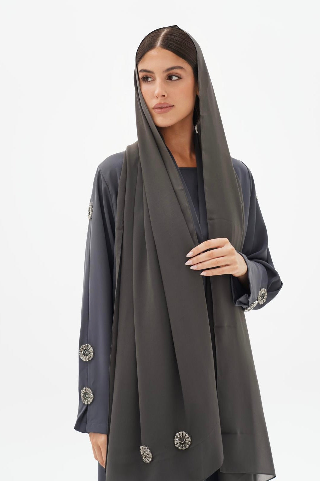 Crystella Crepe Grey