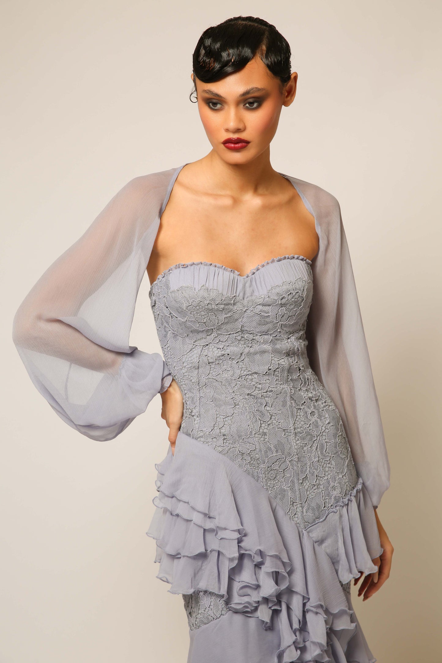 Romantic Purple Gown