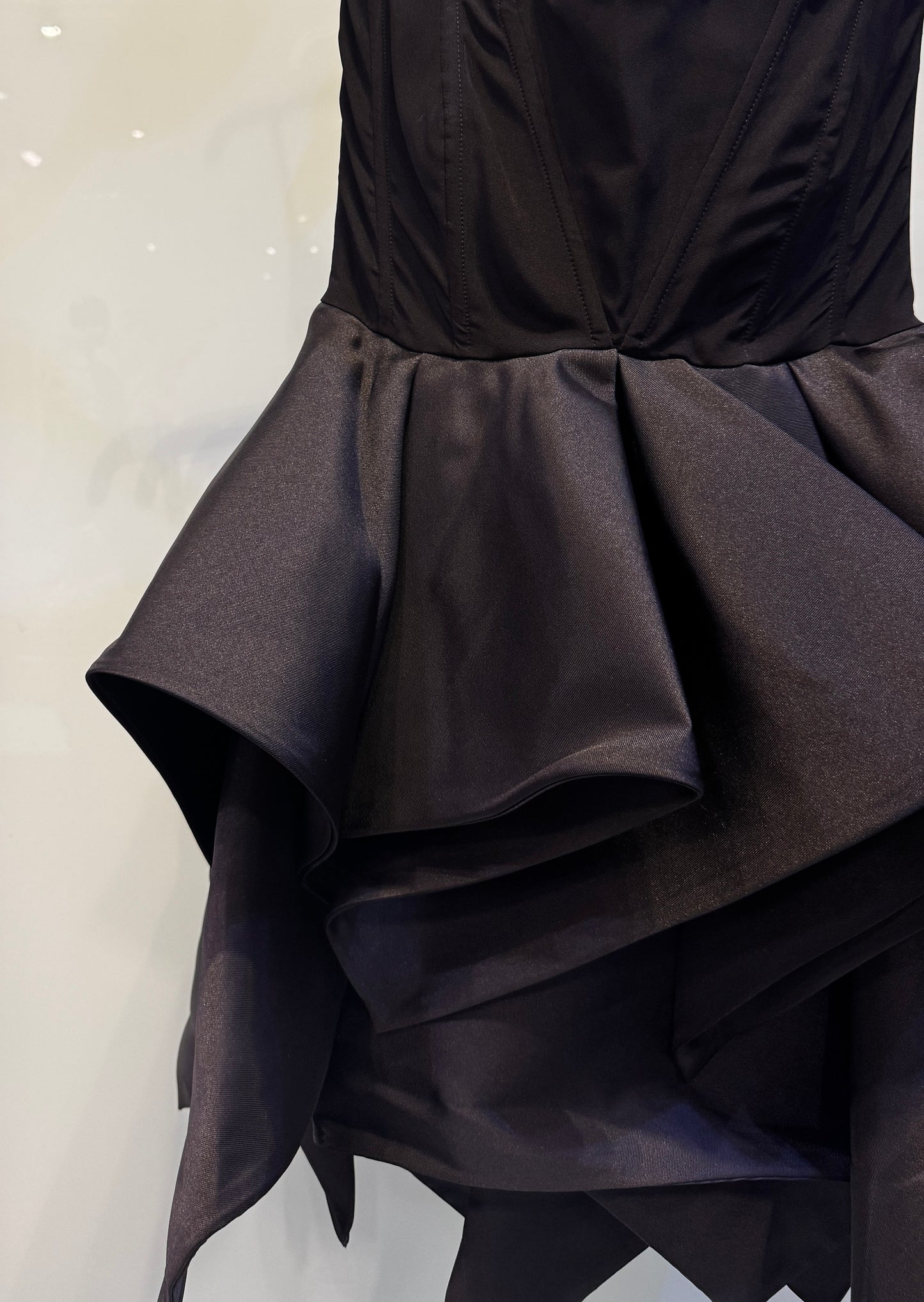 Asymmetrical Ruffled Dress