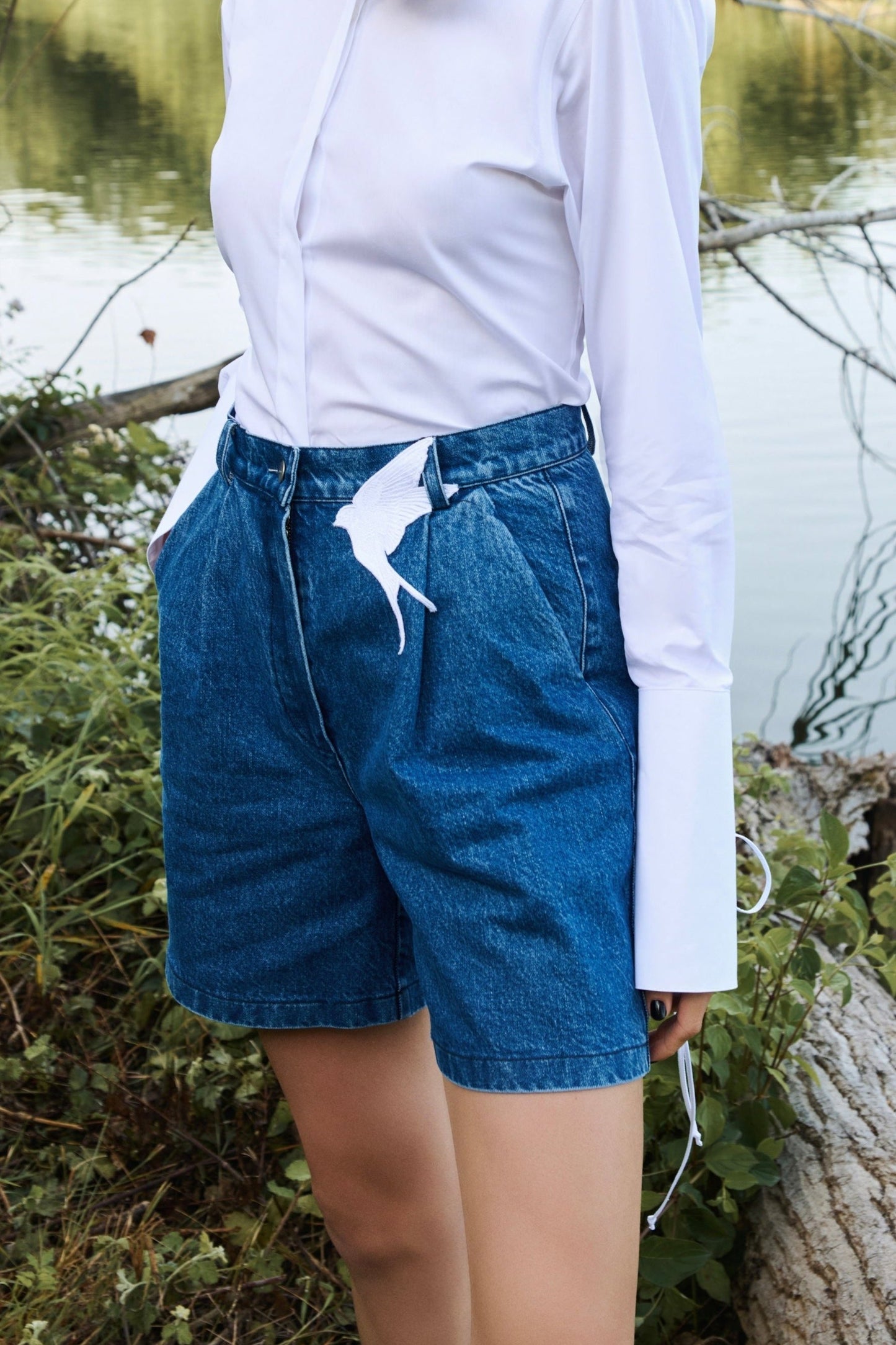 La Denim Bird Short