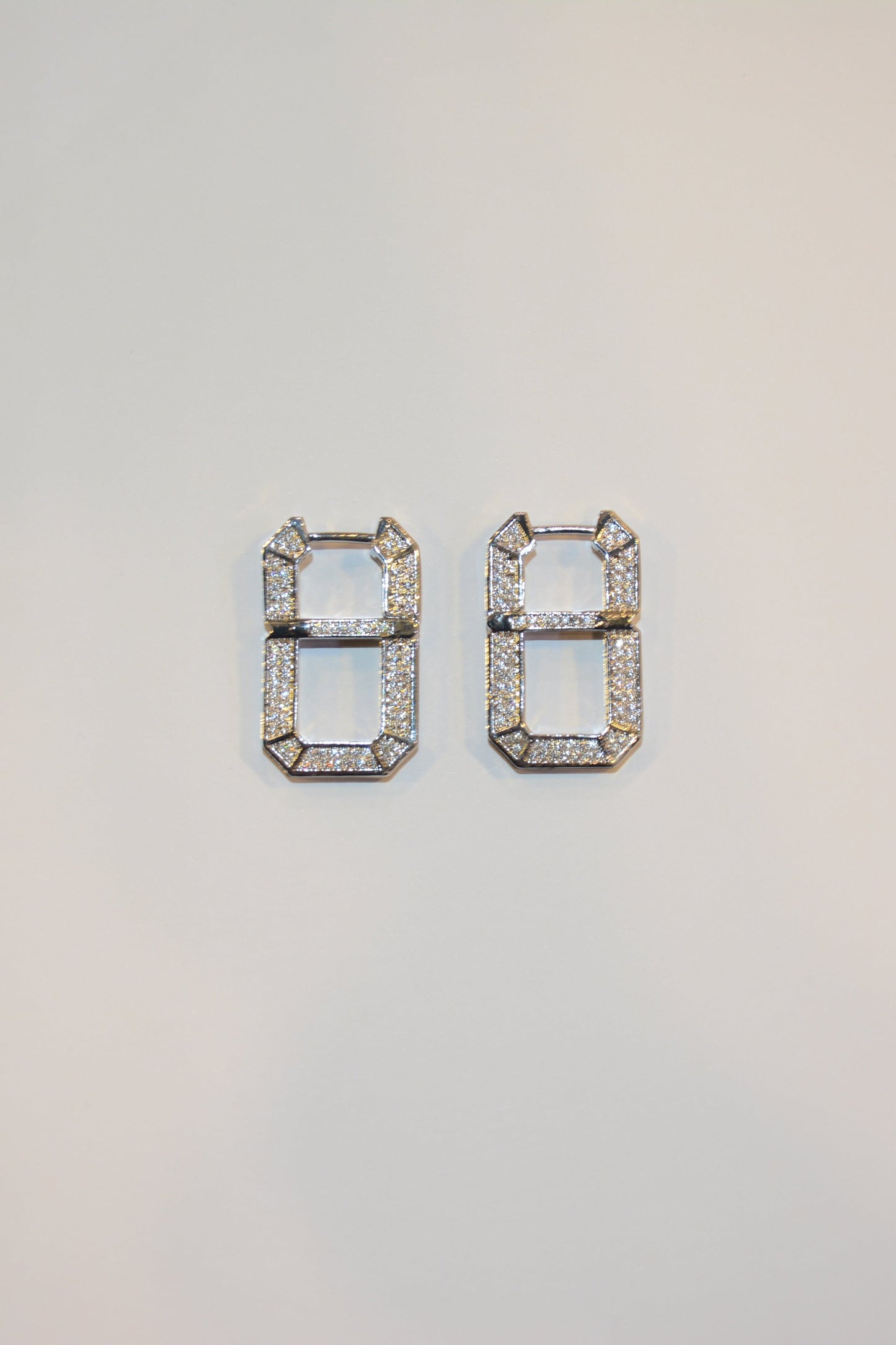 Square Crystals Earring