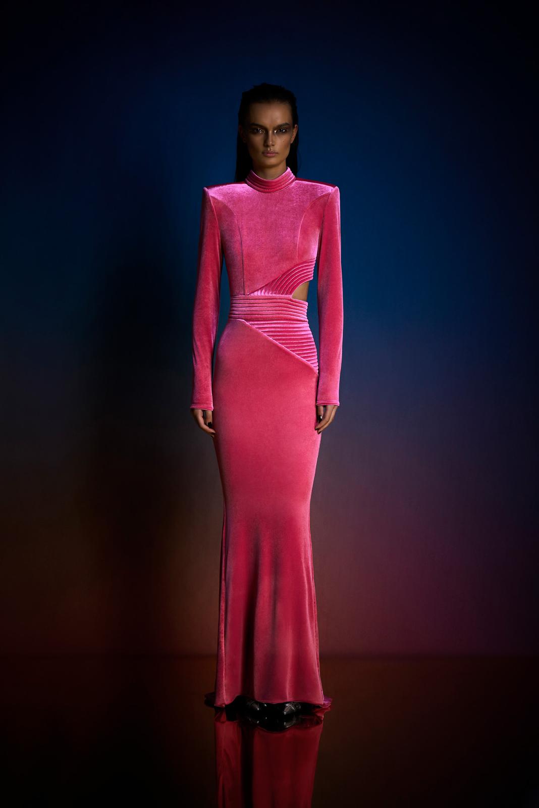 MESSAGE TO LOVE VELVET GOWN