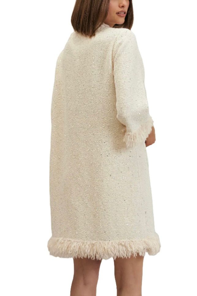 معطف أنيق منقوش