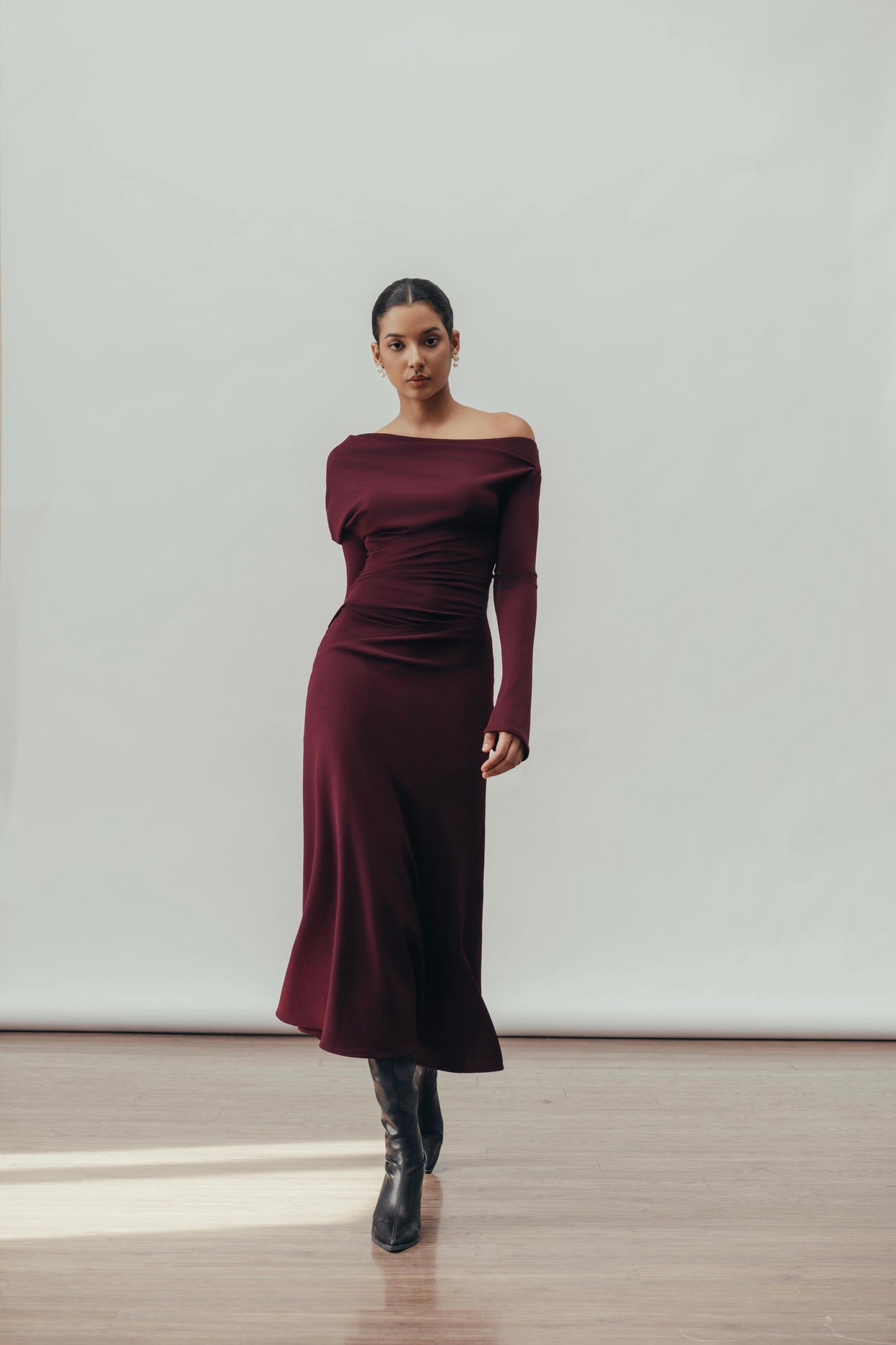 Vega Draped Dress