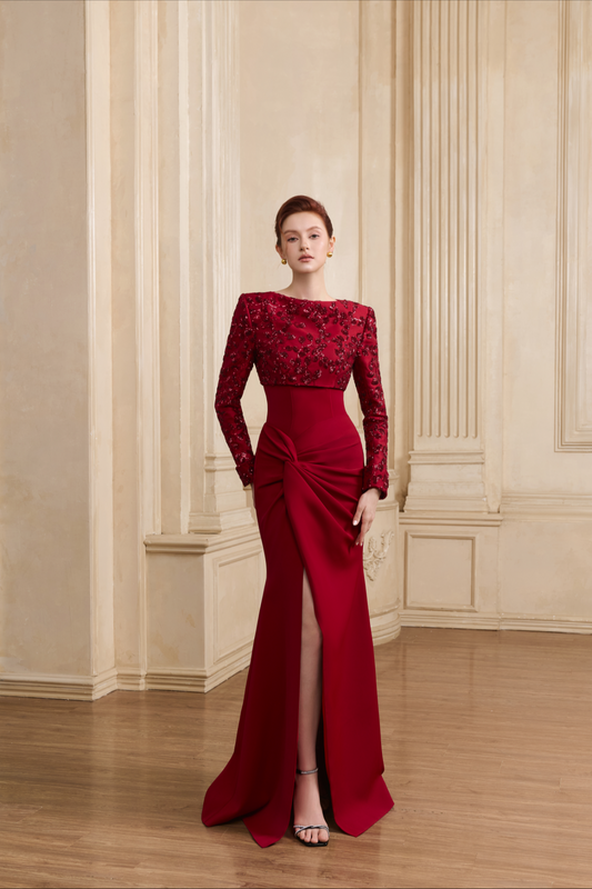 The Scarlet Majesty Gown