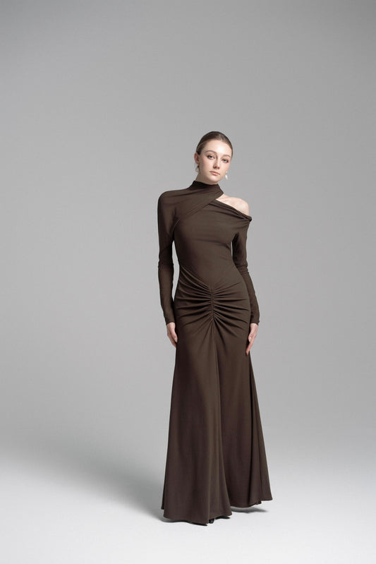 Honeyed Elegance Gown