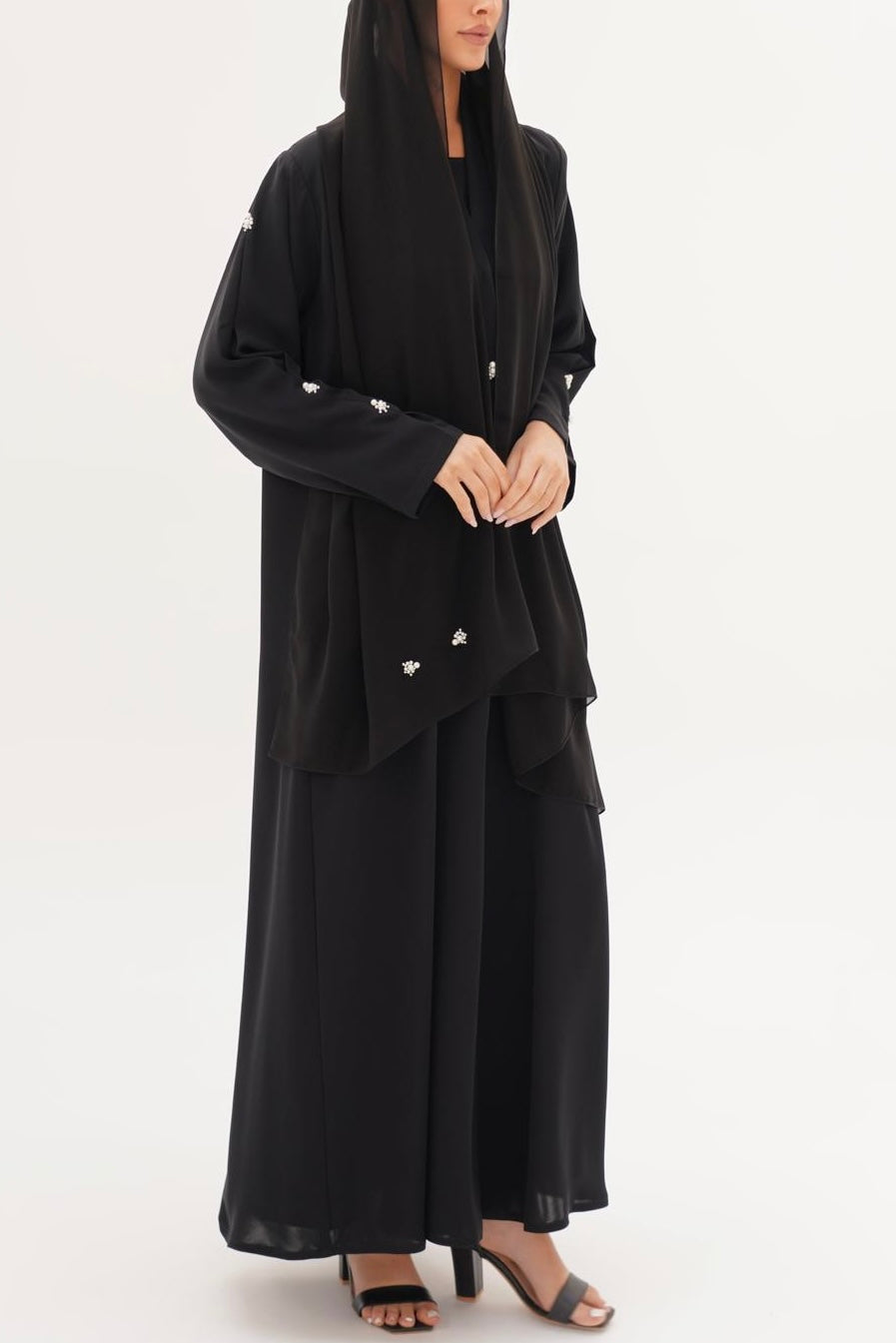 Honey Crepe Abaya