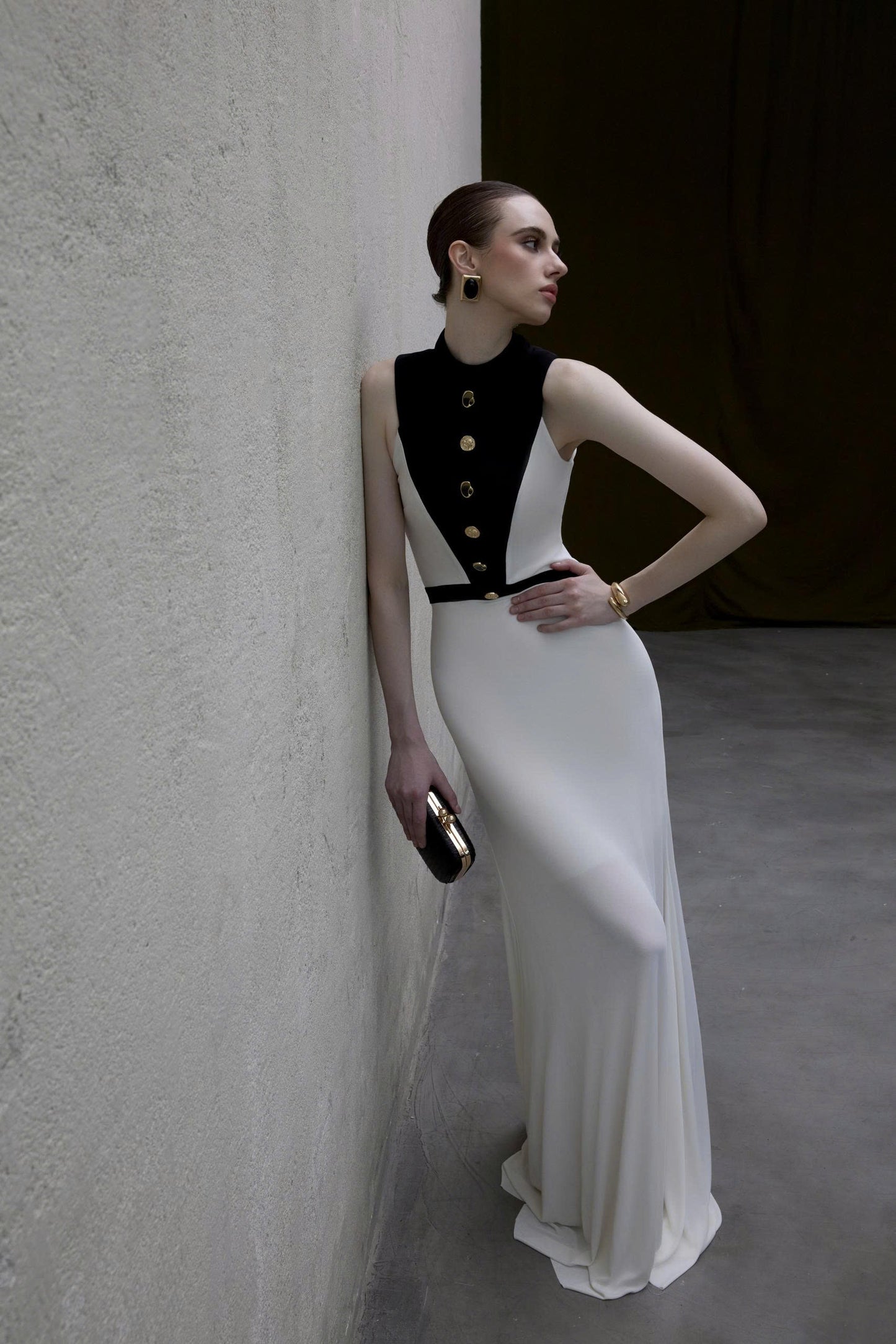 Monochrome Majesty Gown