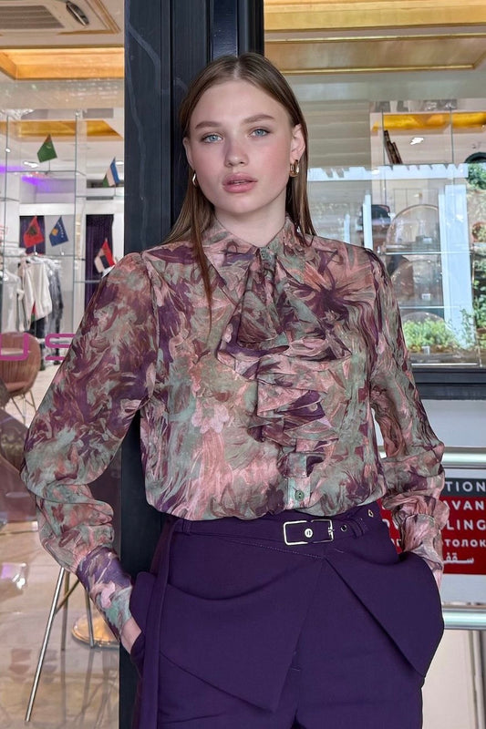 Floral Elegance Blouse