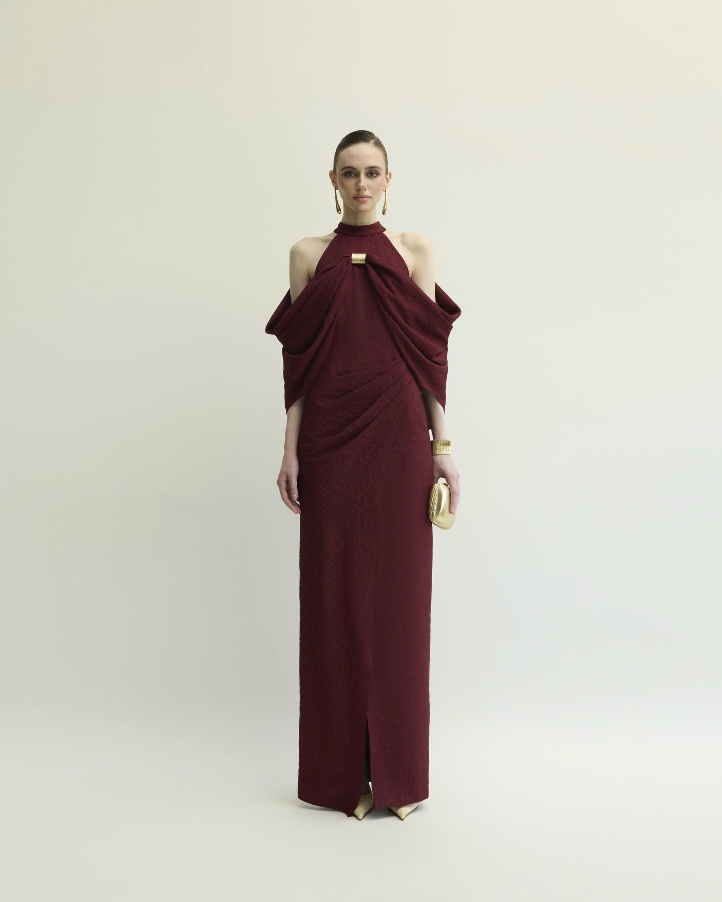 The Draped Elegance Gown