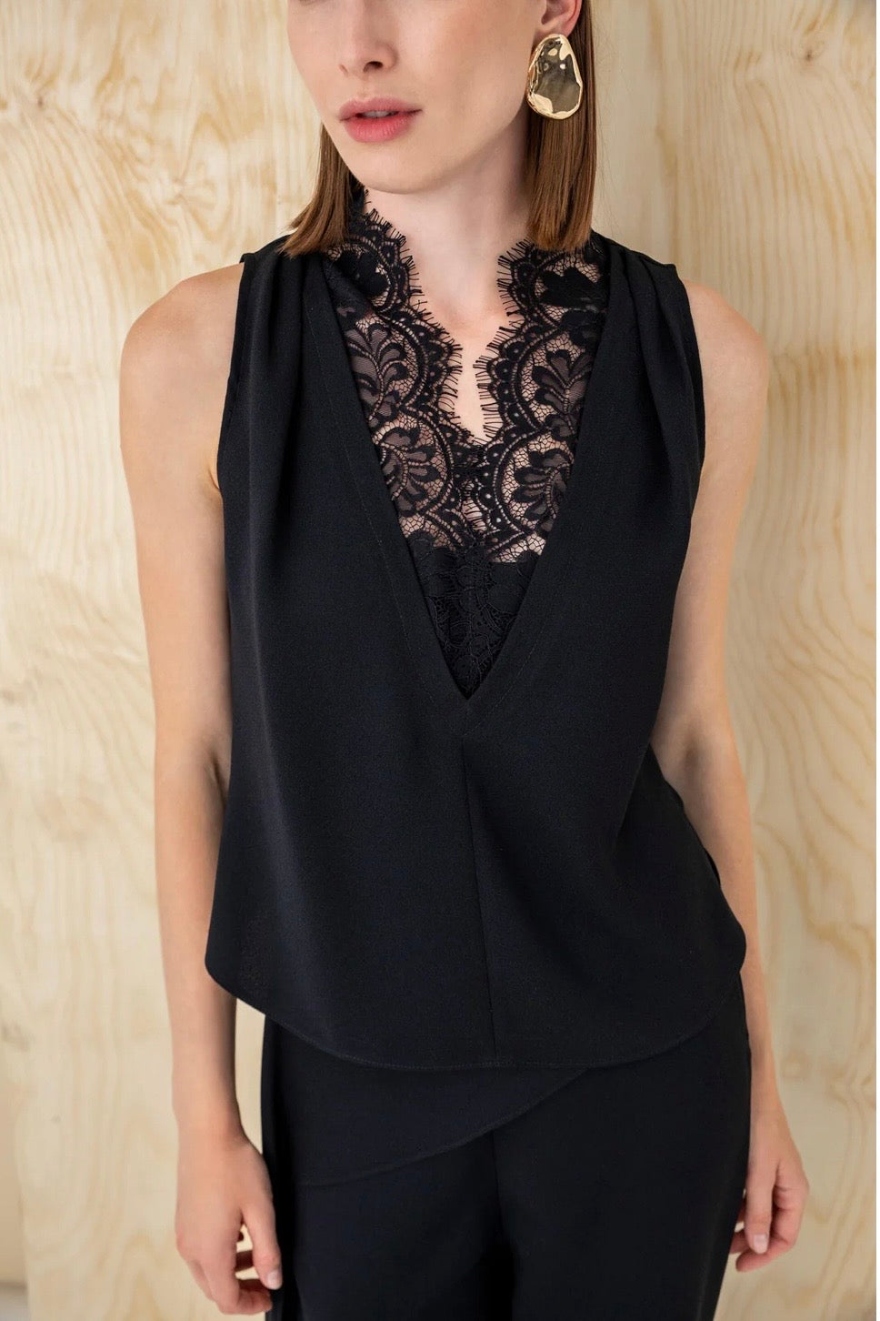 V- Lace Top