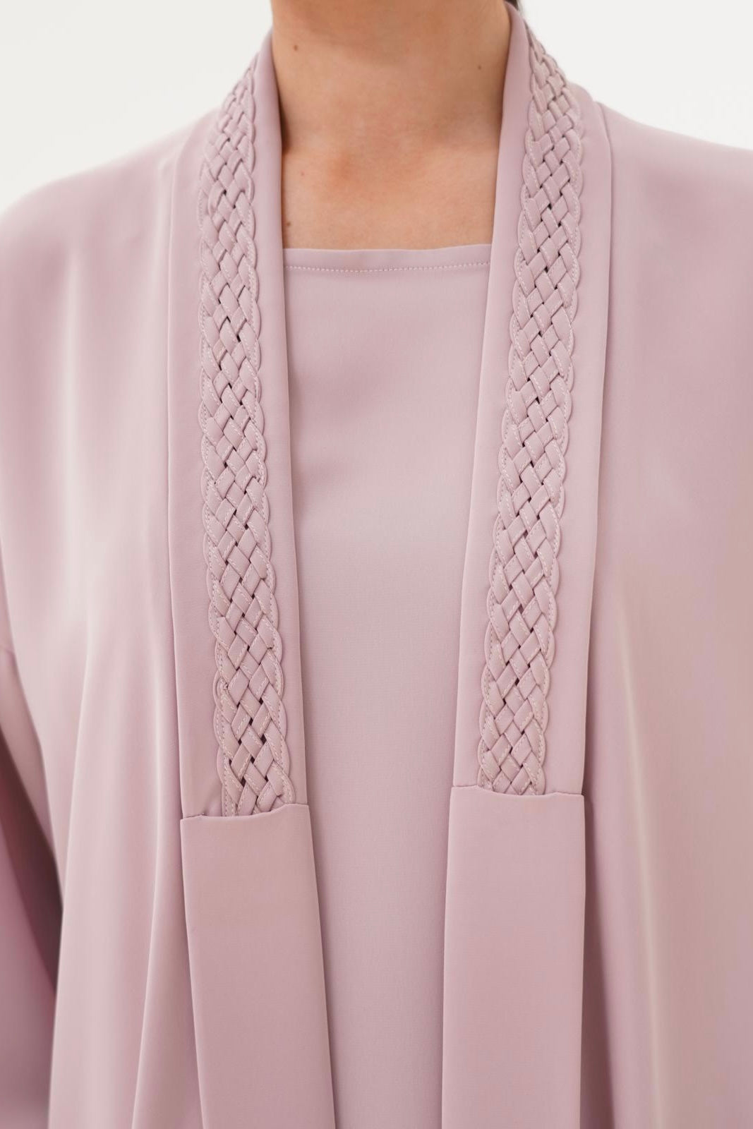 Linked Beige Abaya