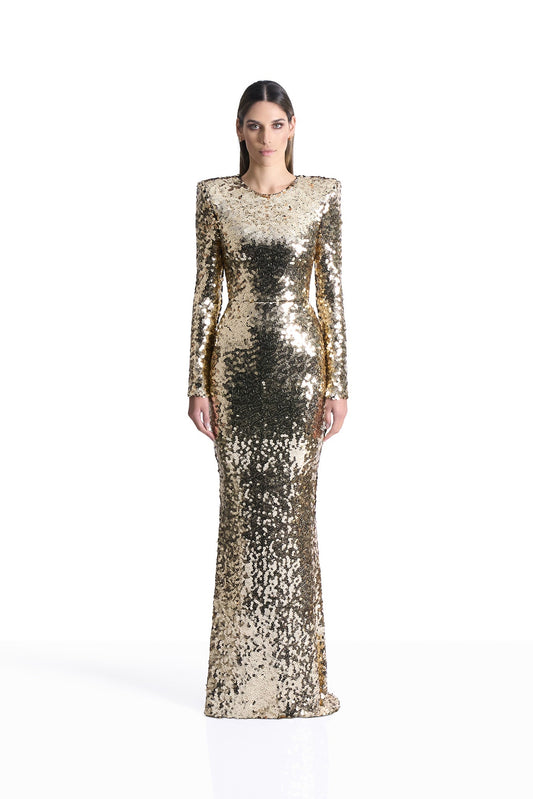 Gilded Radiance Gown