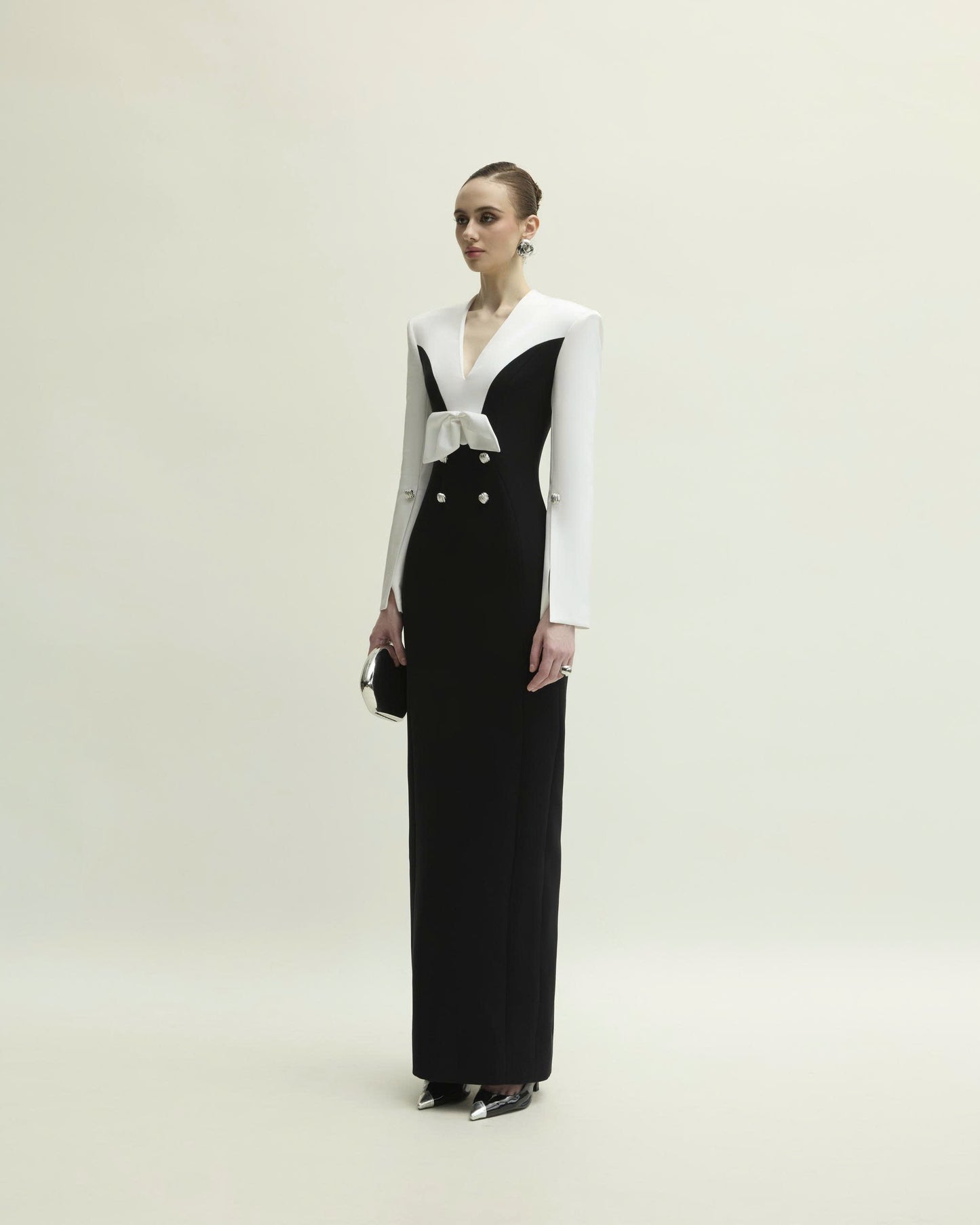 Chic Contrast Dress