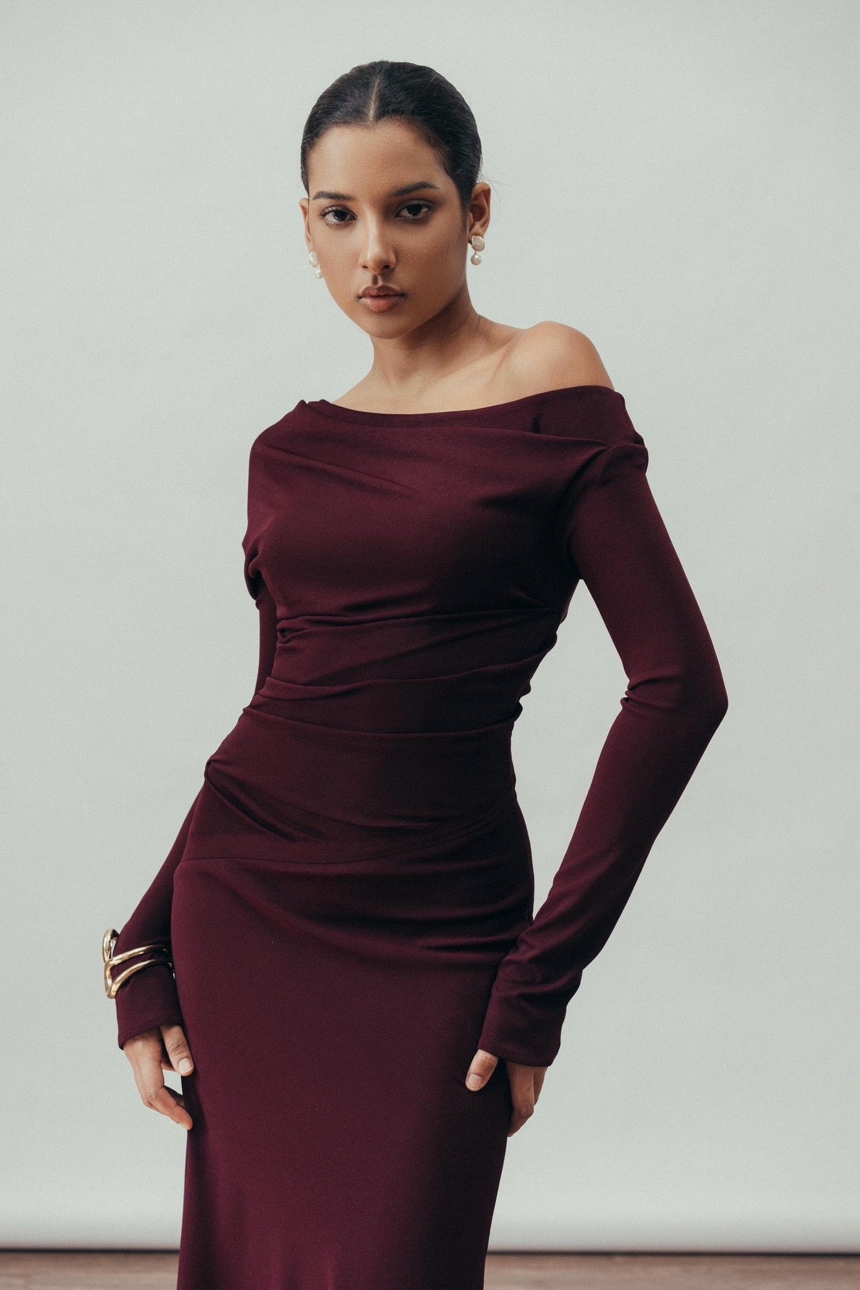 Vega Draped Dress