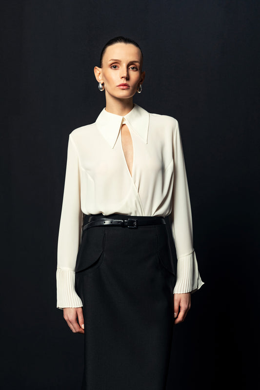 Elegant Ivory Blouse