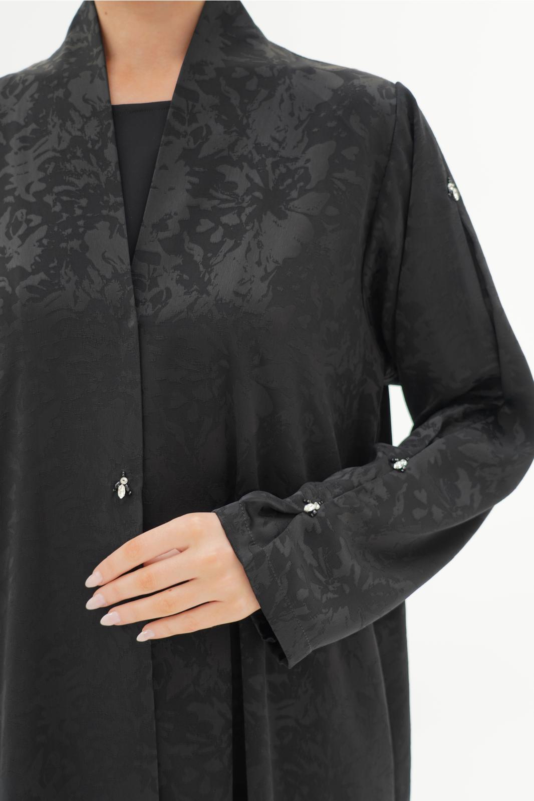 Honey Jacquard Black