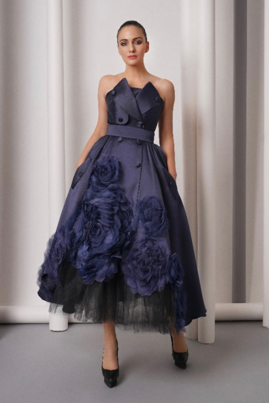 Elegant Floral Cocktail Dress
