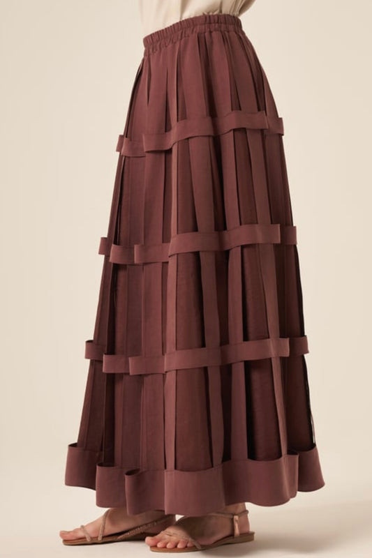 PASION CAGE DETAILED SKIRT