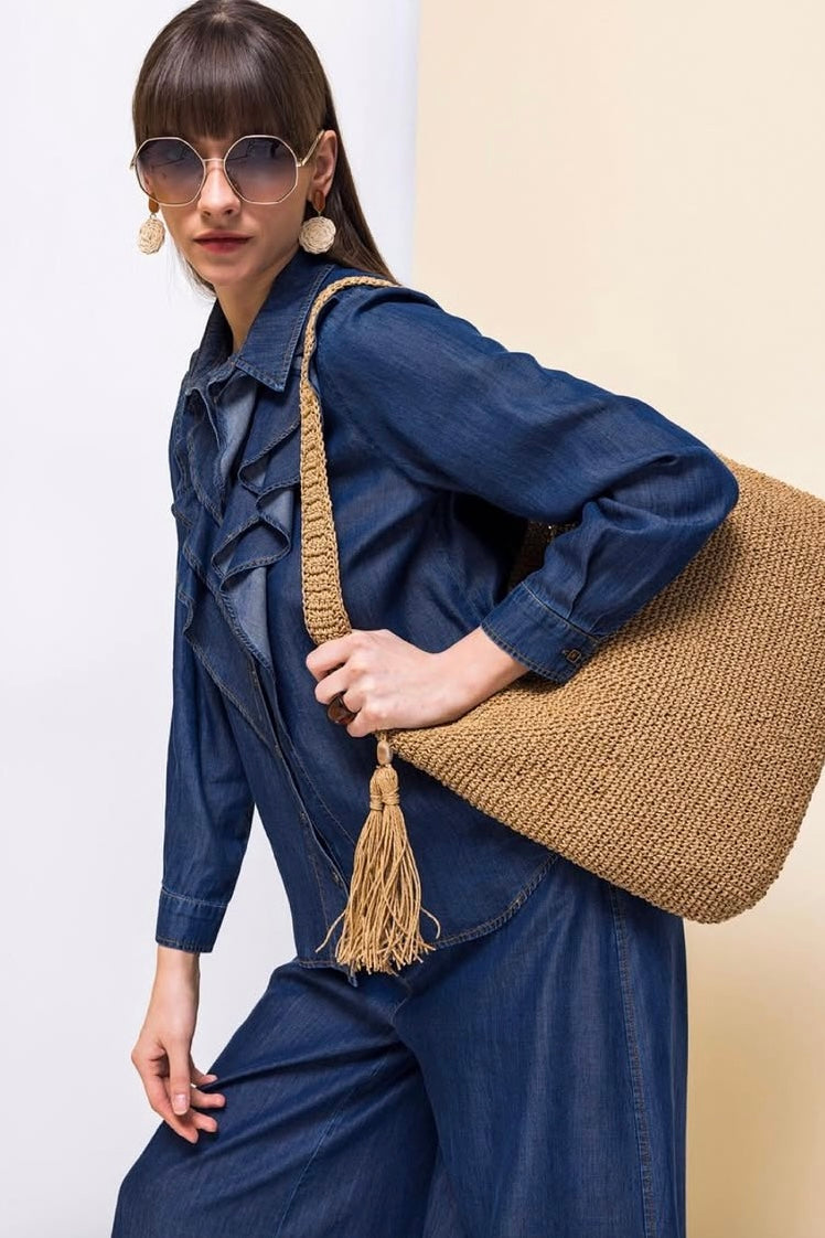 Effortlessly Chic Denim Ensemble Set