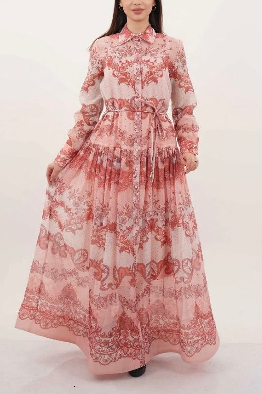Romantic Printed Dress