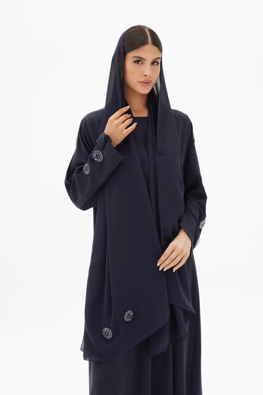 Crystella Crepe Navy