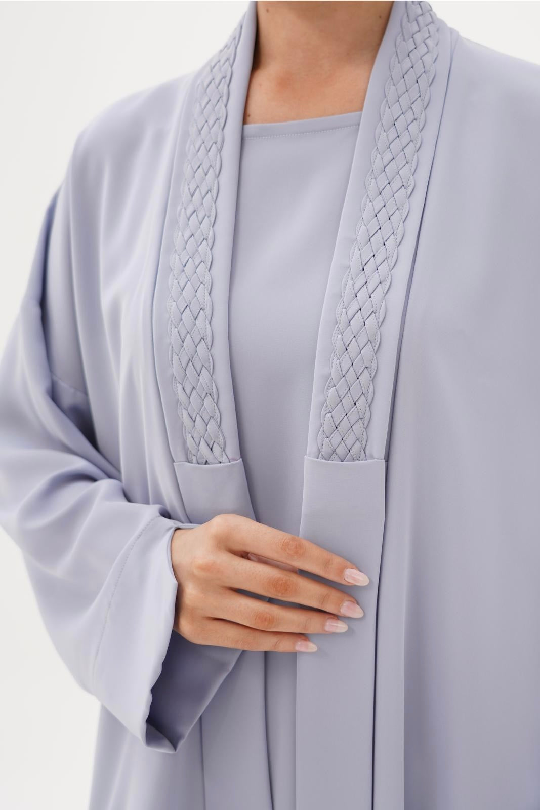Linked Blue Abaya