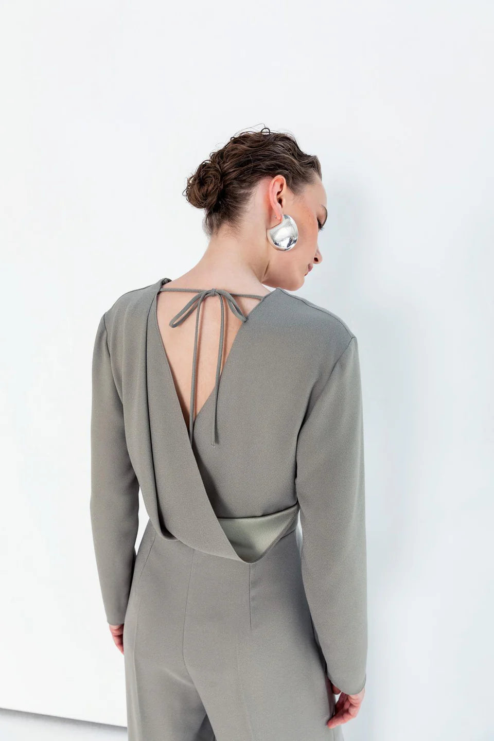 Modern double-breasted jumpsuit