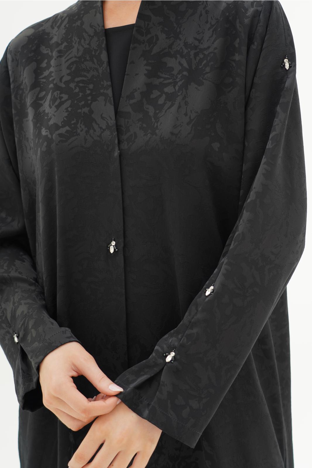 Honey Jacquard Black