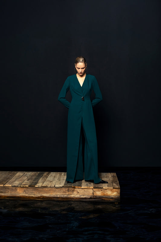 Elegant Wrap Jumpsuit