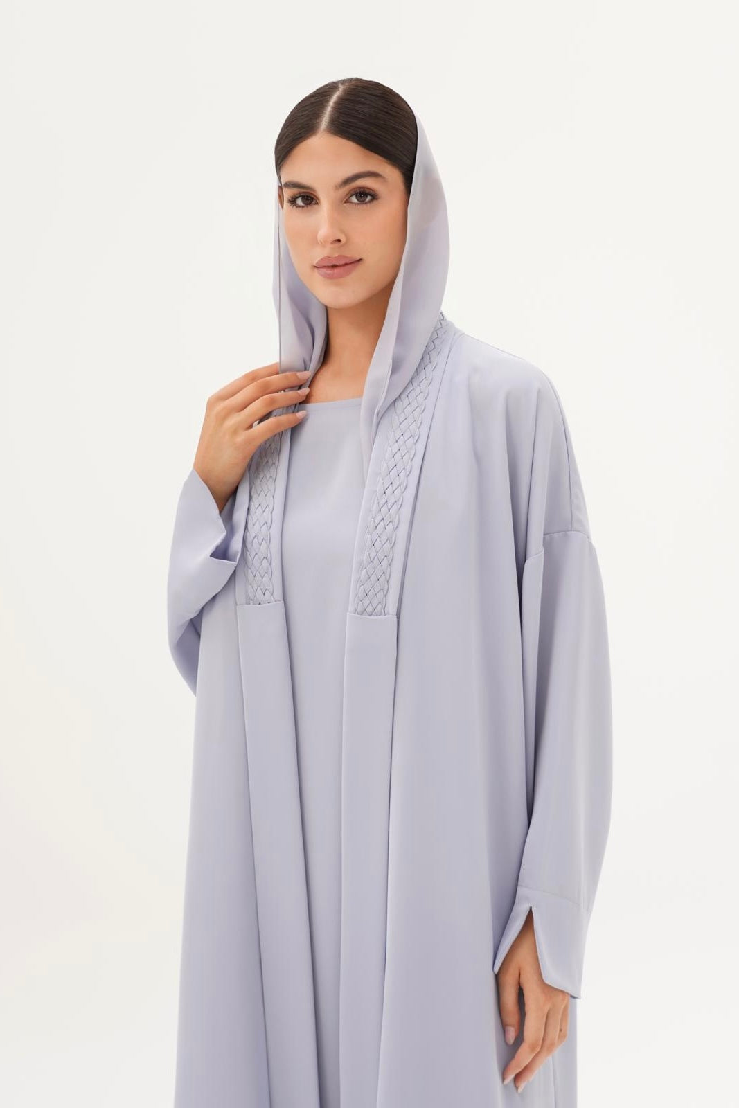 Linked Blue Abaya
