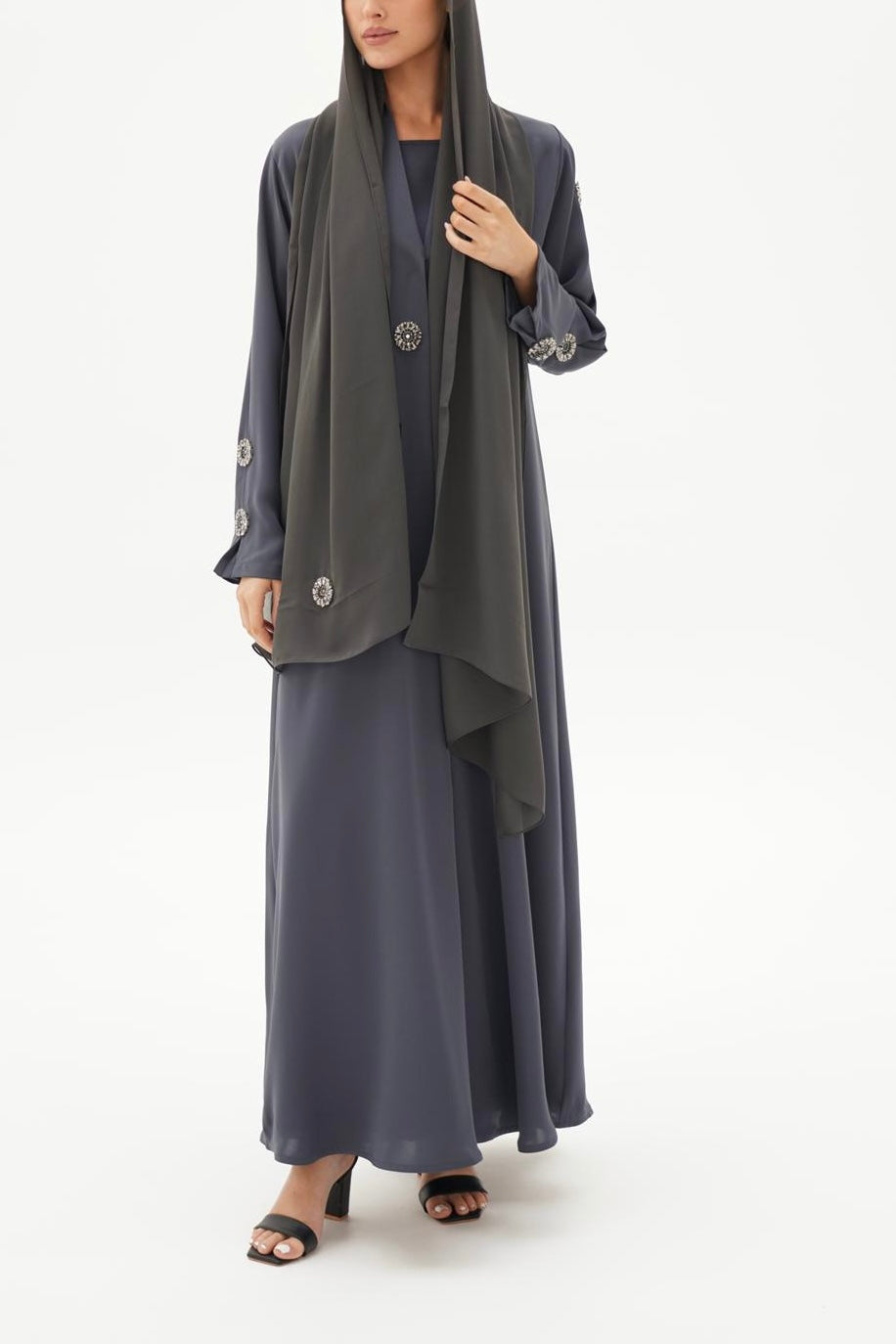 Crystella Crepe Grey