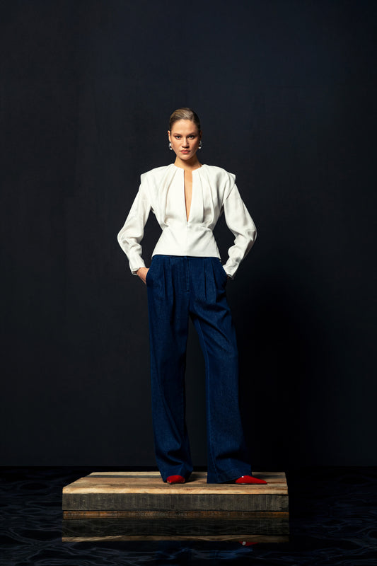 Statement Shoulder Blouse