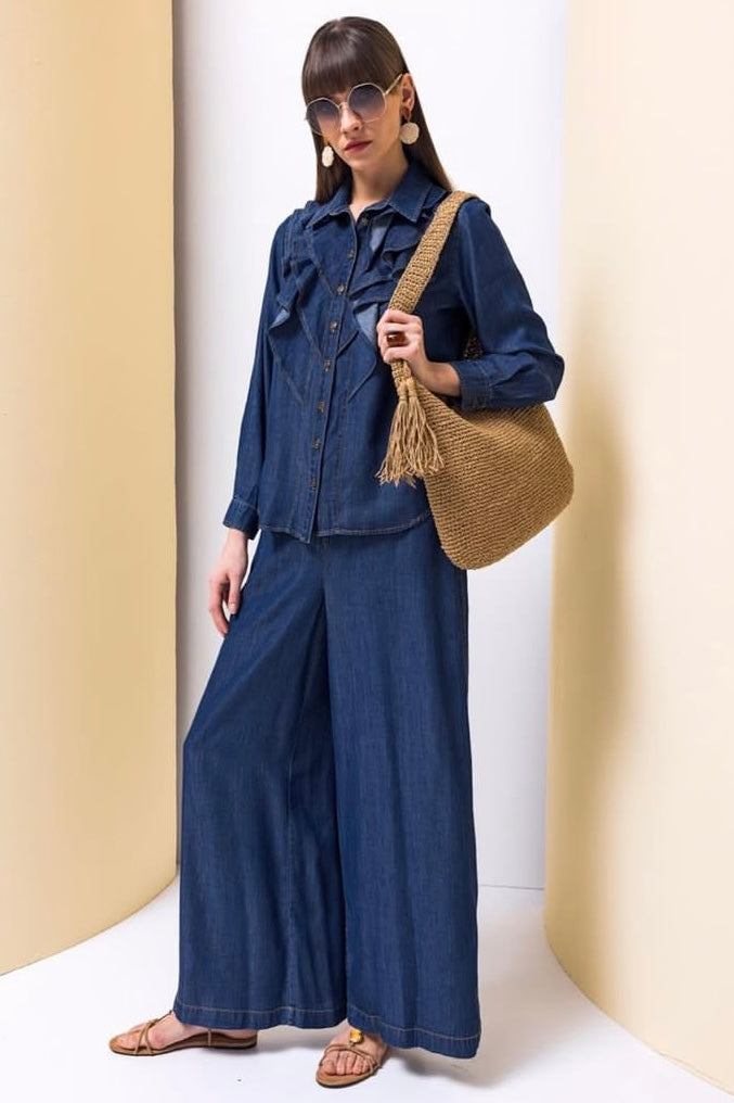 Effortlessly Chic Denim Ensemble Set