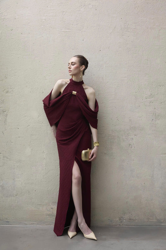 The Draped Elegance Gown